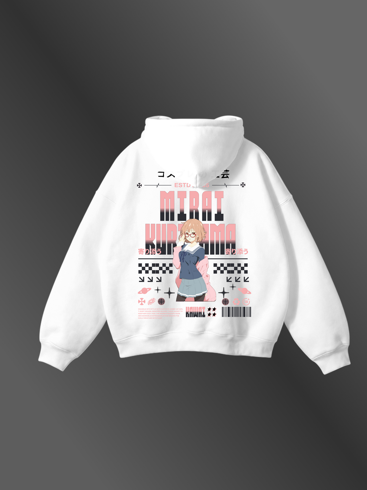 MIRAI KURIYAMA - "KAWAII WARRIOR" - Premium Oversized [430 GSM] Hoodie