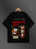 LUFFY - "KING'S WILL" - Premium Oversized [240 GSM] Tee