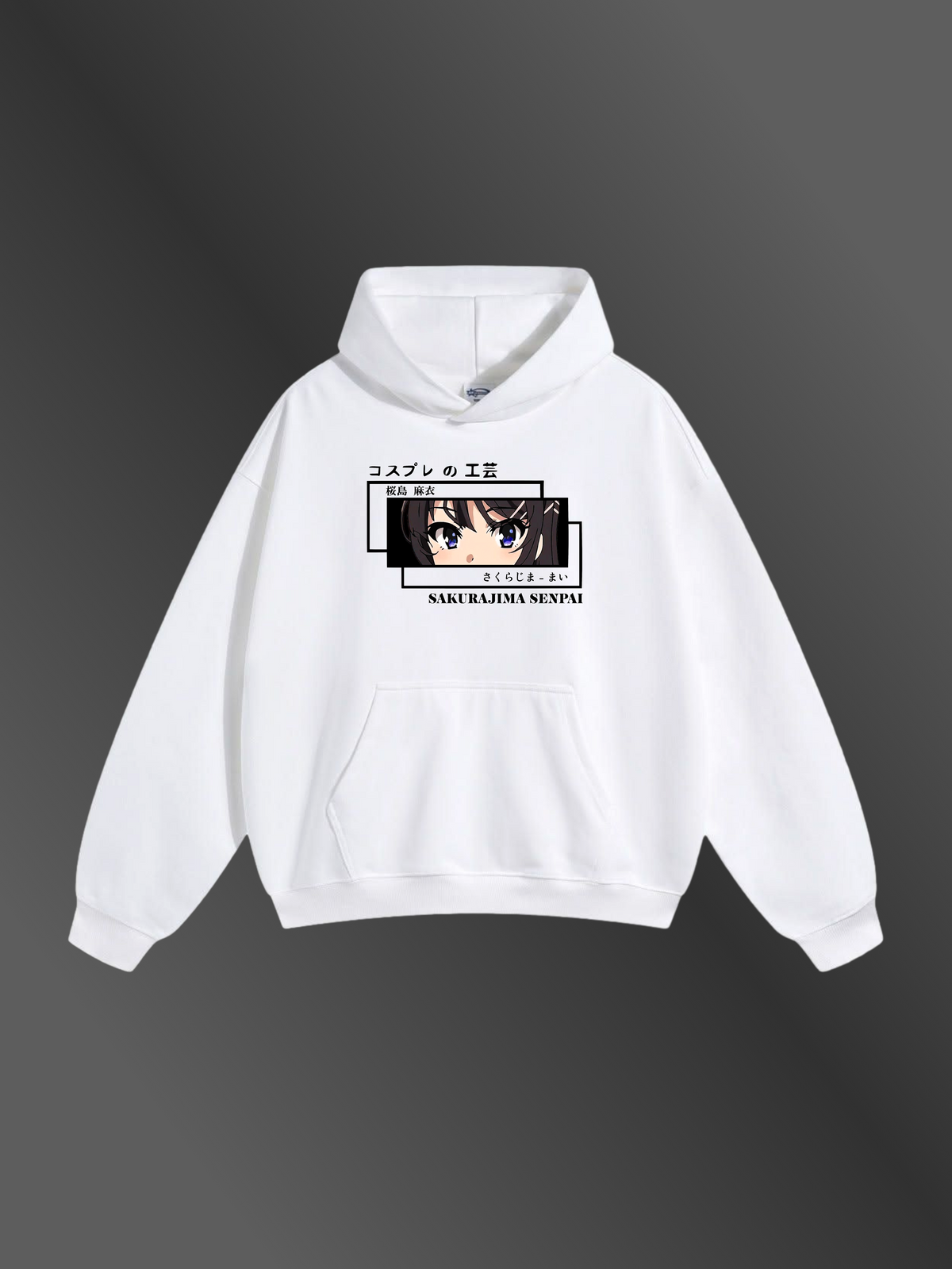 MAI SAKURAJIMA - "MIDNIGHT BUNNY GIRL" - Premium Oversized [430 GSM] Hoodie