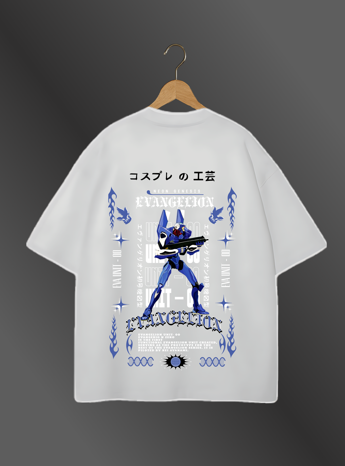 EVA UNIT-00 - "ORIGIN" - Premium Oversized [240 GSM] Tee