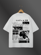CAPTAIN LEVI - "ACKERMAN'S WRATH" - Premium Oversized [240 GSM] Tee